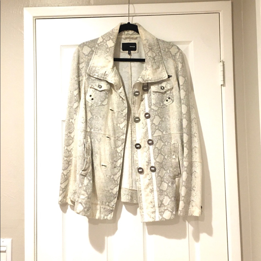 PRICE DROP - Hurley Pale Snakeskin S/M Sweatshrt - Picture 7 of 7